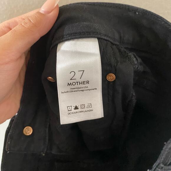 MOTHER Insider Crop Step Fray in Guilty Racer sz 27 - Picture 6 of 8